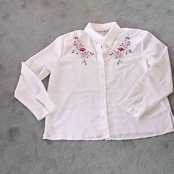 Embroidered XMAS Shirt by BLAIR - Picture 2 of 6